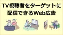 代理店NG／テレビ視聴データを活用したWeb広告 配信手法
