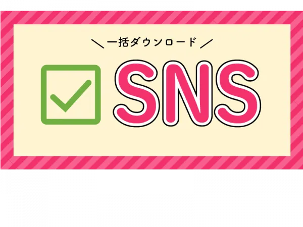 SNSマーケティングの資料をかんたん！一括ダウンロード！