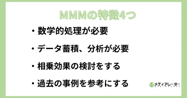 MMMの特徴4つ