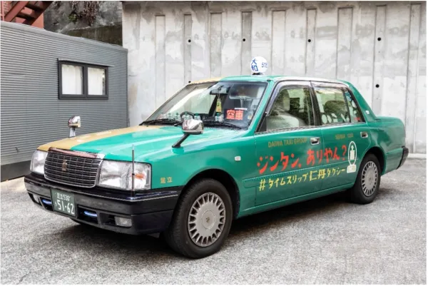 タクシーフルラッピング画像のイメージ