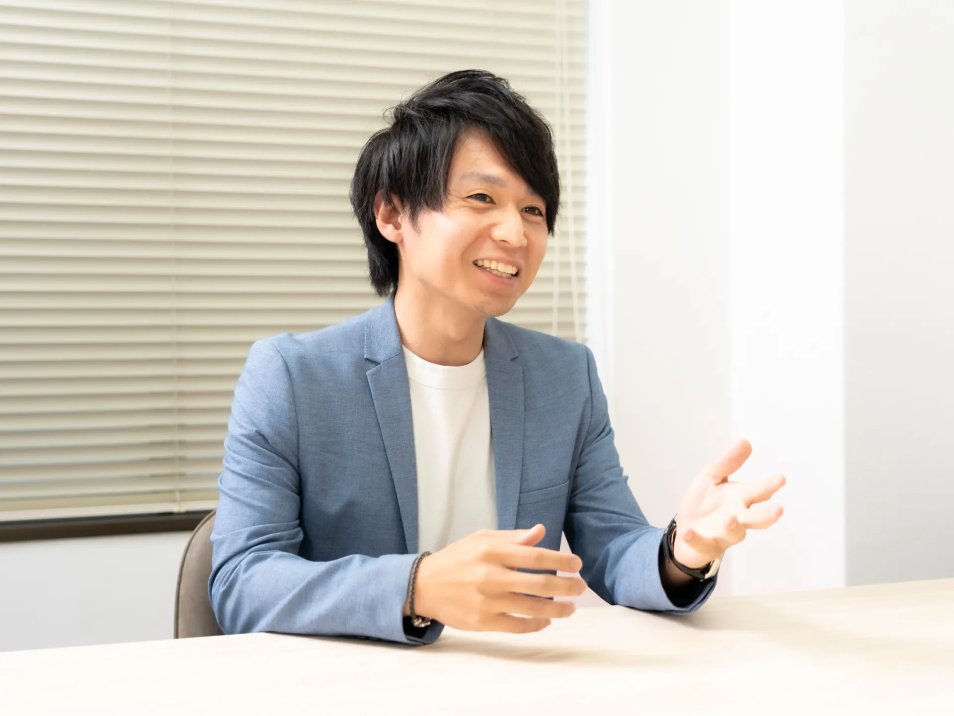 「サムジョブ」インタビューの様子①