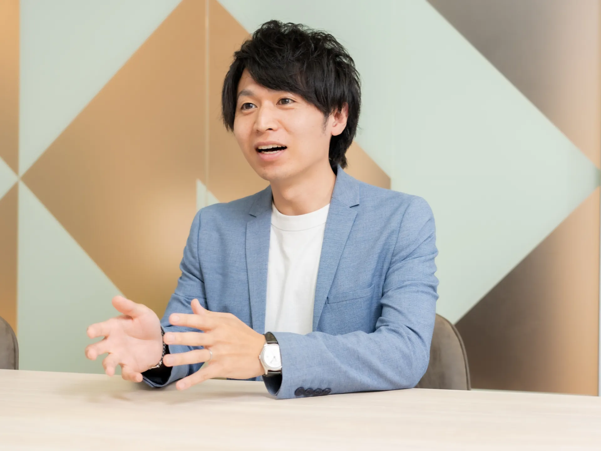 「サムジョブ」インタビューの様子②