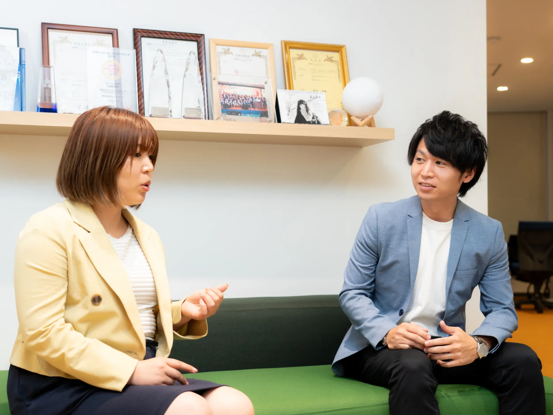 「サムジョブ」インタビューの様子③