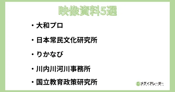 映像資料5選
