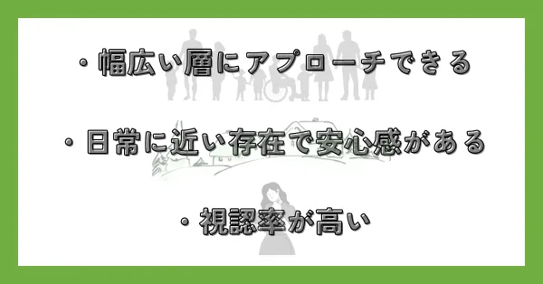 郵便局広告の特徴や効果3つ