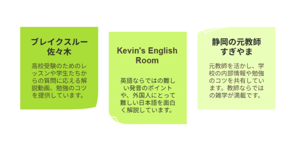 人気な教育系TikToker一覧