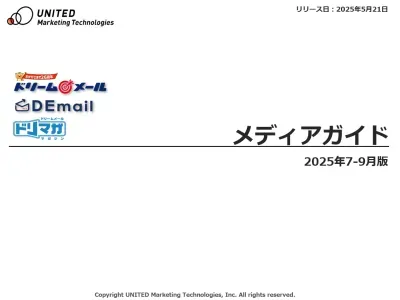 【中高年・高齢者層会員が豊富なメルマガ・Eメール広告】ドリームメール媒体資料