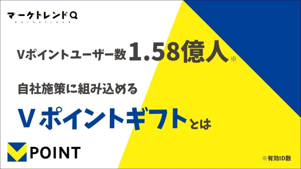 Vポイントユーザー数1.58億人 × 既存キャンペーンの相乗効果。購買を加速させるデジタルギフト施策とは？