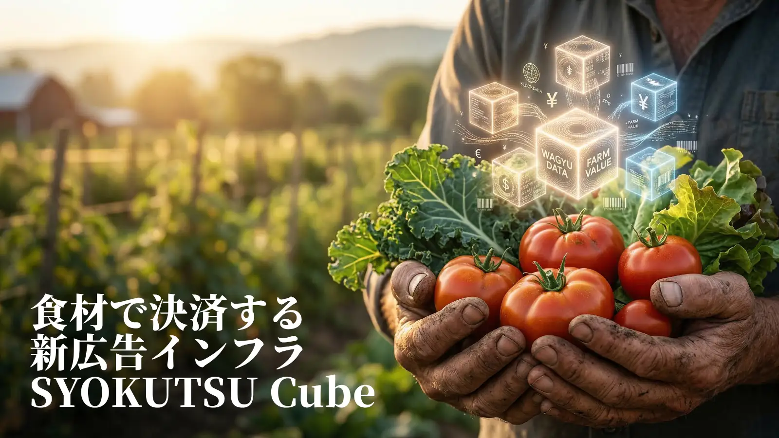 現金広告費ゼロで全国PR！食材が広告費になる「食材決済型」広告インフラ『Cube』が3/18提供開始。