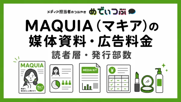 【2026年版】MAQUIA（マキア）の媒体資料・広告料金｜読者層・発行部数