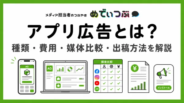 【2026年最新】アプリ広告とは？種類・費用・媒体比較・出稿方法を解説