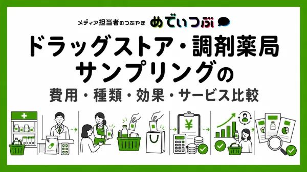 ドラッグストア・調剤薬局サンプリングの費用・種類・効果・サービス比較