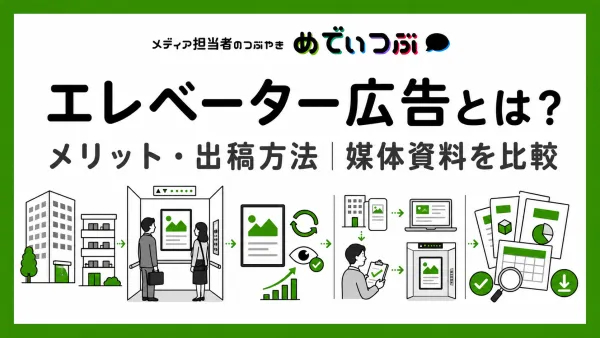 エレベーター広告とは？メリット・出稿方法｜媒体資料を比較