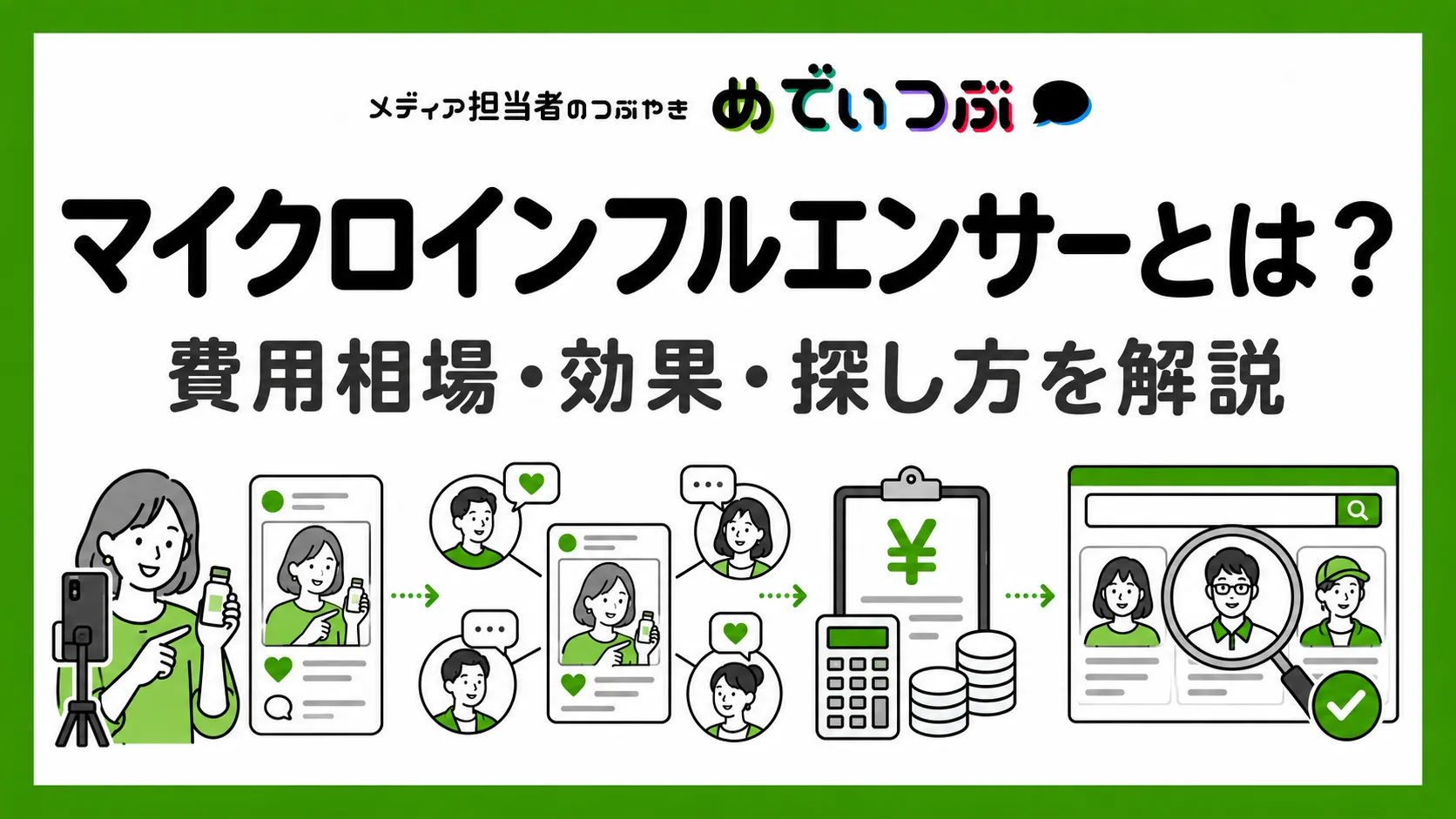 マイクロインフルエンサーとは？効果と費用、探し方を解説