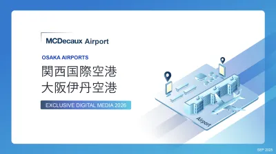 関西・伊丹空港で年間3千万人にリーチできるデジタル広告