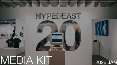カルチャーメディア Hypebeast/Hypebae [2~30代富裕層へ]