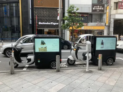 世界初!EVスクーターによる広告宣伝車両 登場!