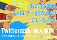 Twitter（ツイッター）成功事例！なぜあの企業はフォロワーが伸びているのか？