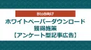 【BtoB向け】ホワイトペーパーダウンロード獲得施策【アンケート型記事広告】
