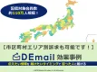 市区町村レベルまでデータ取得！エリア別訴求も可能なメール広告媒体「DEmail」