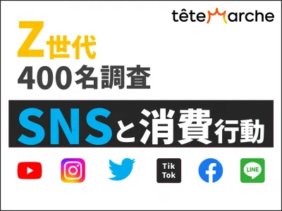 Z世代400名に聞いたSNS(IG/TW/TT/FBetc)と消費行動