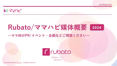 【ママ向けイベント出展・サンプル】ママ＆未就学児向けリーチならママハピの媒体資料