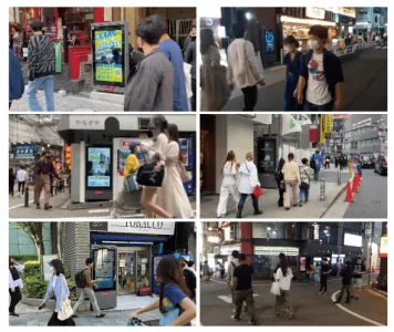 渋谷の歩行者に"音と動画"をダイレクトにぶつける屋外広告【渋谷ビジョン6面配信】