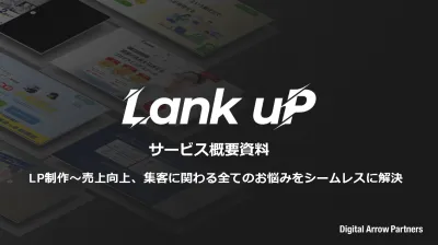 【CVR175％UP】LP制作～広告運用まで、広告効果の最大化「LankuP」の媒体資料