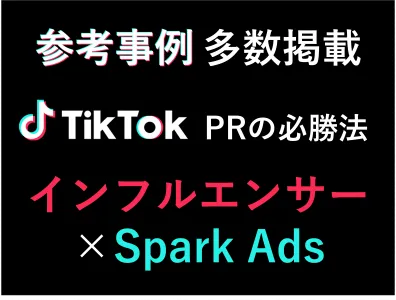 事例多数！ M・Z世代に効果抜群！TikTokインフルエンサーPR施策