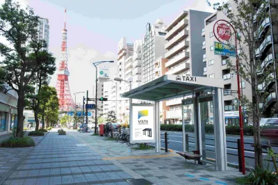 【屋外広告物：港区】三田国際ビル前タクシー乗り場広告の媒体資料