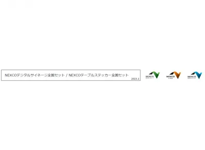 【高速道路】NEXCO全国セット デジタルサイネージの媒体資料