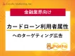 金融業界向け カードローン利用者属性へのターゲティング広告