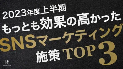 上半期もっとも効果の高かったSNSマーケティング施策TOP3【ライスカレー】の媒体資料