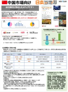 中国からの訪日旅行者をターゲットに訪日旅行情報を発信するマルチ配信メディアの媒体資料