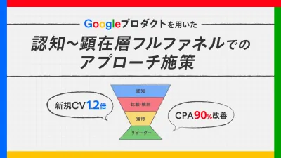 【代理店NG】Google広告を用いたフルファネルでのアプローチ施策
