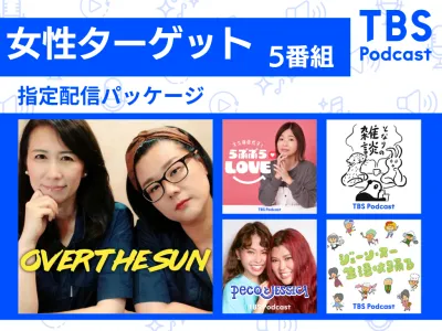 【女性ターゲット】音声のデジタルメディアPodcastの動的広告でPR