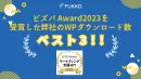 ビズパ Award2023受賞した弊社のWPダウンロード数