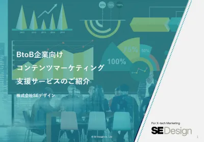 【マーケ担当者必見】BtoB企業向けコンテンツマーケティング支援サービスのご紹介