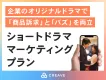 【SNSでの認知拡大/好意度醸成】CREAVEショートドラママーケティングプラン