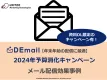 【予算消化におすすめ！】最短2営配信！メール広告「DEmail」キャンペーン