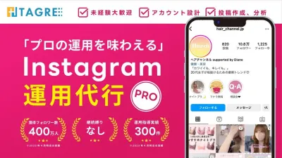 【月額10万円〜】Instagram運用代行サービス(インスタの全てを担当)