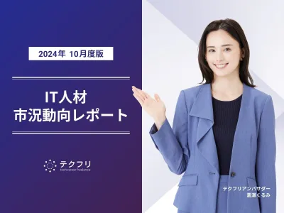 IT人材の平均希望額が増加傾向！　IT人材市況動向レポート2024年10月版の媒体資料