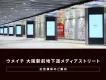 ウメイチ 大阪駅前地下道メディアストリート 広告媒体資料