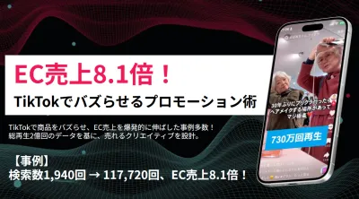 【EC売上8.1倍】TikTokでバズらせるプロモーション術