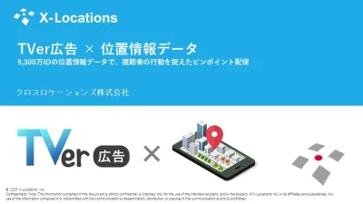 【ジオターゲティング】ユーザーに動画でピンポイント訴求『TVer広告×位置情報』