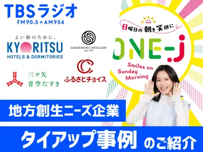 【活用事例】地方創生テーマの全国ネットラジオで、全国展開事業やCSR活動をPR！