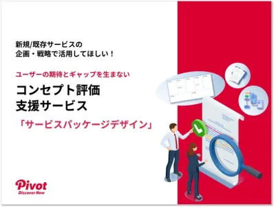 【WEBサイト/アプリ】コンセプト評価支援ツール「サービスパッケージデザイン」
