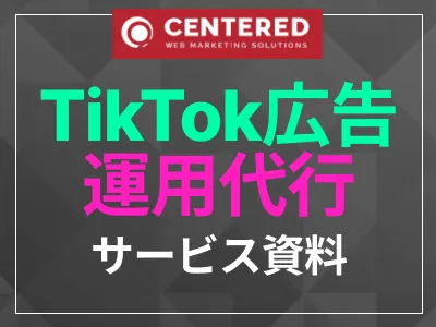 TikTok広告運用代行サービス資料