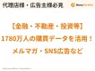 金融・不動産・投資事例あり｜1,780万人の購買データ｜メルマガ・SNS広告など