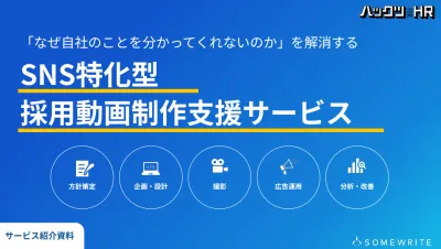 SNS特化型採用動画制作支援　#内定辞退抑止 #エントリー数不足 #早期離職防止